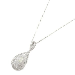 ジュエリー ダイヤモンド ネックレス ブランドオフ JEWELRY Pt900プラチナ ネックレス PT900/PT850 中古 レディース