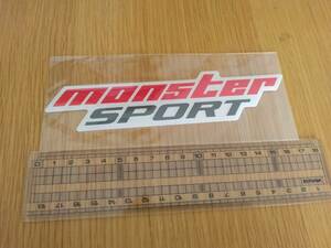 MONSTER SPORT モンスタースポーツ ステッカー　未使用品