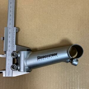 希少種 インチアヘッド ステム ノーマルサイズ Bridgestone BS 鉄製 / ハンドル コラム 25.4mm スレッドレス 検 OLD MTB ロード ritchey