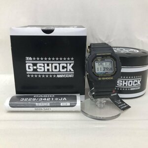 美品 ＣＡＳＩＯ Ｇ－ＳＨＯＣＫ 腕時計 黒 金 カシオ ＤＷ－５０３５Ｄ－１ＢＪＲ ３５周年 アニバーサリー 時計/255