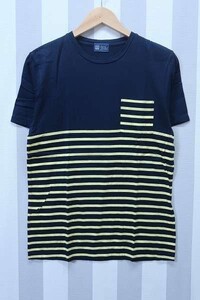 at0793/ジャーナルスタンダード relume半袖ボーダーポケットTシャツ JOURNAL STANDARD 送料200円