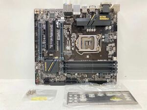 管理1308 GIGABYTE GA-B150M-D3H DDR3 IOパネル付属 未確認