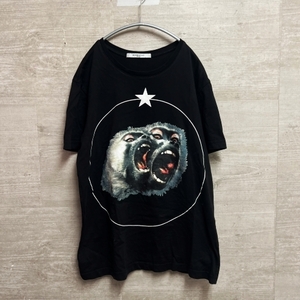  GIVENCHY ジバンシー モンキープリントTee Tシャツ ブラック sizeL 【中目黒B08】