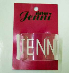 未使用品】　JENNI　★　ロゴ　バングル　大 ★　オフ