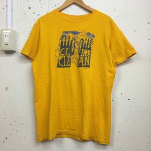 patagonia パタゴニア CLIMB CLEAN サイズM イエロー Tee 半袖 tシャツ クルーネック オーガニックコットン 