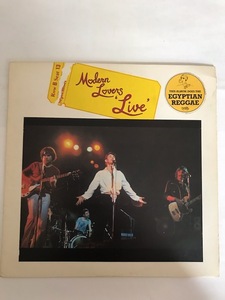 ■UKオリジ■JONATHAN RICHMAN & THE MODERN LOVERS / LIVE 1977年 英Beserkley 初回マトA1/B1 HYPEステッカー付！