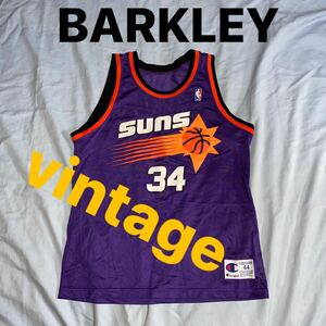 suns NBA BARKLEY チャールズ.バークレー champion バスケユニフォーム タンクトップ ゲームシャツ バスケットボール ヴィンテージ 