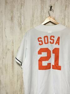 271☆【MLB ボルチモア オリオールズ SOSA 21番 サミー ソーサ ユニフォーム】Majestic マジェスティック メジャーリーグ