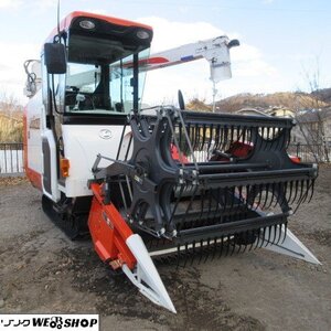 【100㎞圏内配送無料】長野 クボタ 汎用コンバイン ARH430CG エアロスター 610時間 モンロ 43.5馬力 キャビン 麦キット付 オーガリモコン