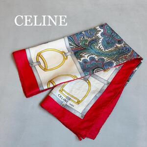 『CELINE』セリーヌ ペイズリー 大判スカーフ