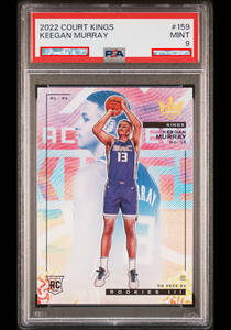 PSA9 2022-23 Panini court kings Keegan Murray Level3