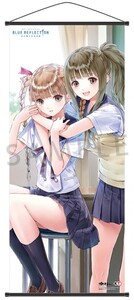 PS4 PS Vita BLUE REFLECTION 幻に舞う少女の剣 WonderGOO 特典 岸田メル 描き下ろし 特大タペストリー ブルーリフレクション