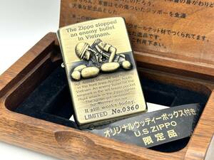 【未使用】ZIPPO ジッポー THE LEGENDS Ⅱ Limited Editionベトナム 1995年製 オリジナルウッディー 木製ボックス付き ライター 喫煙具