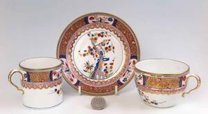 　　古スポード　 =　金彩絵付け　・　2カップ&ソーサー 　IMARI (1級品)