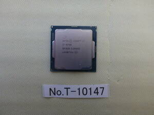 管理番号 T-10147 / INTEL / CPU / Core i7-8700 / LGA1151 / BIOS起動確認済み / ゆうパケット発送 / ジャンク扱い