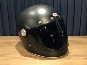 BELL bullitt カーボン Lサイズ 高級 Carbon ベル　ブリット 室内保管 内装ブラウン スモークシールド SHOEI グラムスター ローライダーST