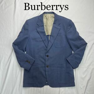 Burberrys バーバーリーズ テーラードジャケット 水色 背抜き L