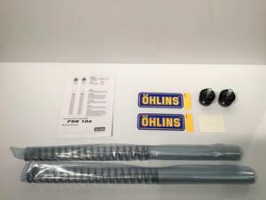 【新品未使用品】OHLINS YZF-R3/R25 MT-03/25 フロントフォークトップキャップ＆スプリングキット FSK104