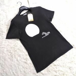 美品現行モデルDior Homme半袖Tシャツムーン柄サン柄爽快コットン綿生地M~S黒灰色ブラックグレー希少サイズハーフポロシャツディオールオム