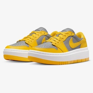 NIKE W AIR JORDAN 1 ELEVATE LOW SE DH7004-017 エア ジョーダン エレベート 灰×黄 23.5cm