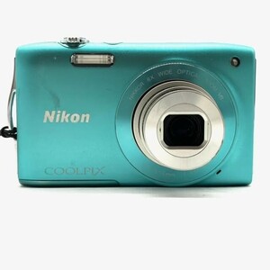 仙101 Nikon COOLPIX S3300 デジカメ コンデジ コンパクトデジタルカメラ 水色 ニコン クールピクス カメラ