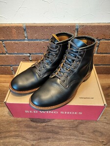 2023.11購入RED WING SHOES Beckman Flatbox 9060 黒 27.5cm 9 1/2　D ベックマン フラットボックス ブーツ　レッドウィング