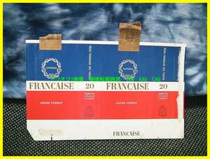 ◆　レア　レトロ　海外　たばこ　パッケージ　CAPORAL FRANCAISE シガレット　紙もの　アンティーク　ビンテージ フランス　廃盤