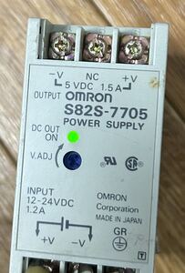 通電確認済　OMRON S825-7705 POWERvSUPPLY