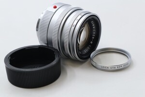 【全額返金保証】【最速発送】Leica SUMMICRON-M 50mm F2 E39 11816 シルバー 動作確認済 美品