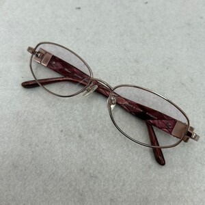 M435-K44-6761◎ Chopard ショパール 度入り メガネ 眼鏡 VCH798J 52□16 135 サングラス ラインストーン付きアイウェア ⑩