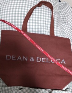 DEAN & DELUCA トートバッグ 赤 L ディーン デルーカ 新品