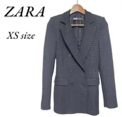 【美品】完売品ZARA テーラードジャケット　千鳥柄　フォーマル　オケージョン