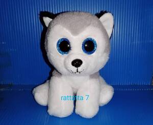 ☆Ty Beanie Boo☆BEANIE BABY☆the Siberian Husky Dog☆Plush Toy☆Tyビーニーブー☆シベリアンハスキー☆犬☆ぬいぐるみ