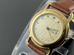 [M005]1円～☆メンズ腕時計 MADE IN FRANCE レノマ renoma PARIS X9XH63S 動作品