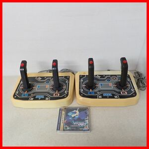 ◇動作品 SS セガサターン ツインスティック HSS-0151 2個+バーチャロン ソフト まとめてセット SEGA SATURN TWIN-STICK【40