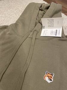 新品未使用 MASON KITSUNE hoodie khaki メゾンキツネ フーディ パーカー カーキ 0 1 2 3 4 5 6 7 8 9