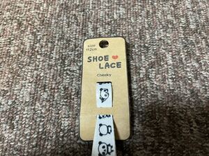 ☆★☆パンダ柄★靴紐★SHOE LACE★１１２㎝★新品未使用品☆★☆