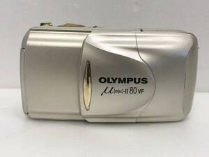 OLYMPUS オリンパス μ ミュー [mju:]-II 80VF + OLYMPUS LENS ZOOM 38-80mm コンパクトフィルムカメラ 動作未確認 現状品 BL004000