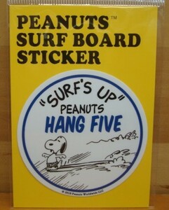 新品SNOOPY PEANUTS SURF BOARD STICKER（スヌーピーサーフボードステッカー） SNP-19009