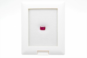 ◆加熱ミャンマー産◆天然ルビー【コランダム】ルース　1.29ct　ステップ　GIA鑑別書　宝石　ジュエリー　加工材料　CQ-007