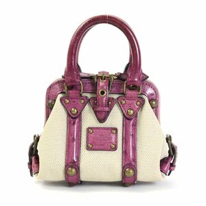 ルイ ヴィトン LOUIS VUITTON ハンドバッグ ミニハンドバッグ サックドニュイPM オーストリッチ/トアルトリアノン ライラック 55365a