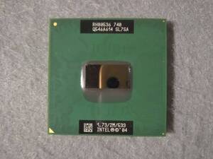 インテル Intel Pentium M 740 SL7SA 1.73GHz 2MB FSB 533MHz ⑭