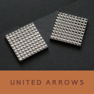 3670◆ユナイテッドアローズ◆カフス◆シルバー◆カフスボタン～カフリンクス◆上質セレクトショップ～UNITED ARROWS◆新品