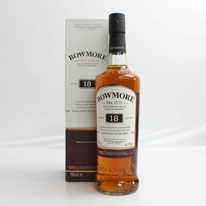 1円~BOWMORE（ボウモア）18年 43％ 700ml O24K210107