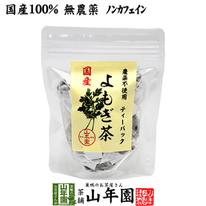 健康茶 国産100% よもぎ茶 ティーパック 1.5g×12パック 宮崎県産 無農薬 ノンカフェイン 送料無料