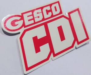 JDM GESCO CDI sticker decal　ステッカー旧車