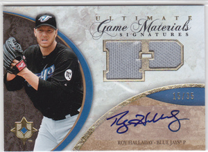 2004 UD ULTIMATE COLLECTION Roy Halladay Game Materials Signatures Auto /35 #UGM-HY ロイ・ハラデイ 直筆サイン ジャージー