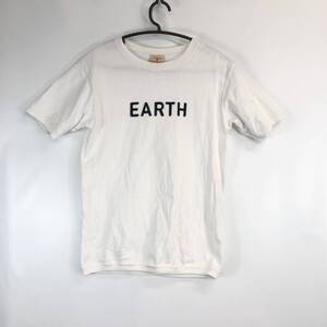 USA製 Goodwear グッドウェア 半袖Tシャツ ホワイト Sサイズ EARTH