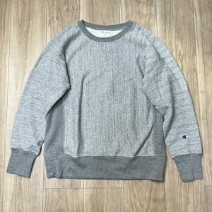 【2022FW】美品 Champion チャンピオン reverse weave リバースウィーブ スウェット トレーナー グレー レディース C8-H001 長袖 R-3984