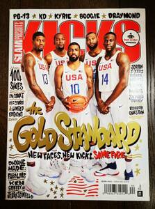 2016 SLAM MAGAZINE Kicks Vol.19 KYRIE IRVING KD PG RIO Olympic / スラム Special Issue 雑誌 カイリー アービング Jordan, Nike NBA